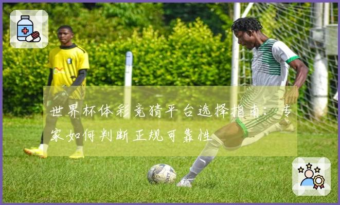世界杯体彩竞猜平台选择指南:专家如何判断正规可靠性